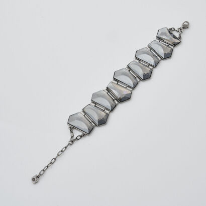 Swarovski Smokey Crystal Bracelet