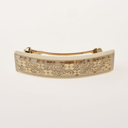Louis Vuitton Monogram Inclusion Barrette