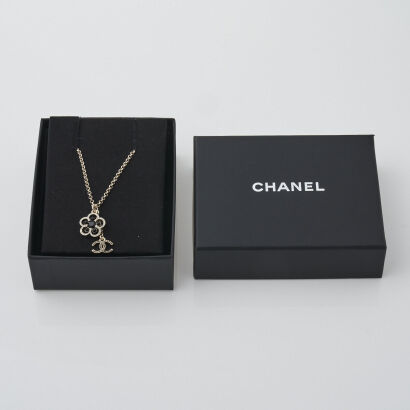 Chanel Flower CC Necklace