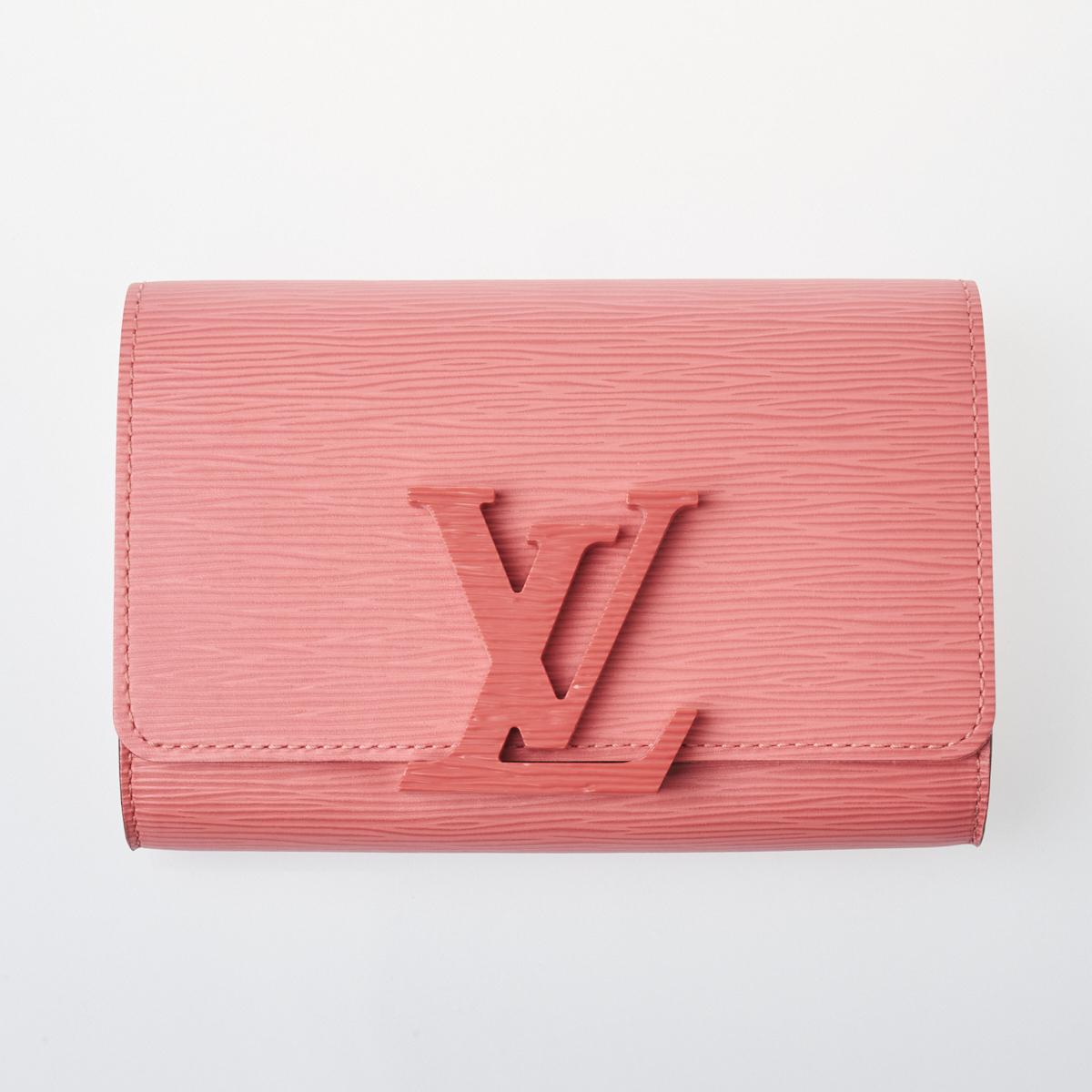 Louis Vuitton, Bags, Louis Vuitton Coral Summer Bag Pastel Color Clutch  Louise Epi