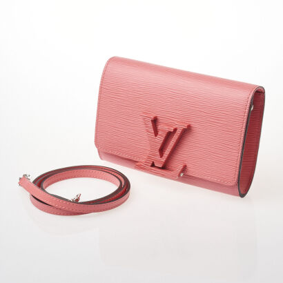 Louis Vuitton Coral Epi Louise Clutch