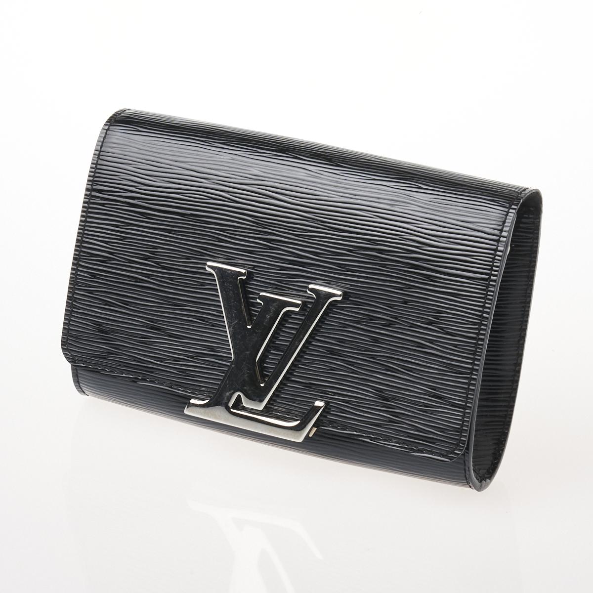Louis Vuitton Black Epi Leather Louise Strap Pm Bag Auction
