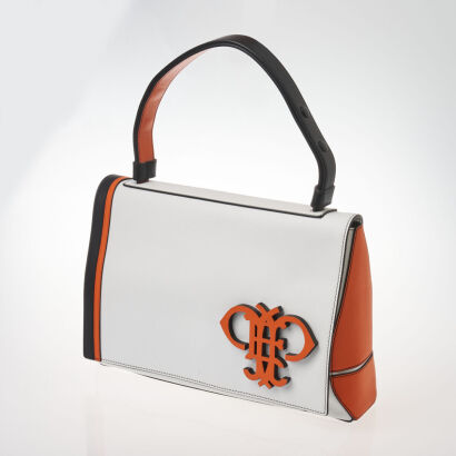 Emilio Pucci White Pilot Bag