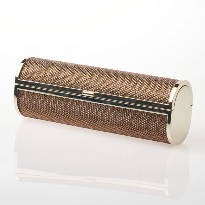 Jimmy Choo Swarovski Crystal Tube Clutch