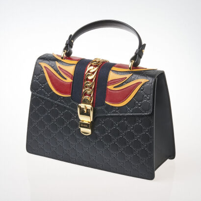 Gucci Sylvie Flame GG Bag
