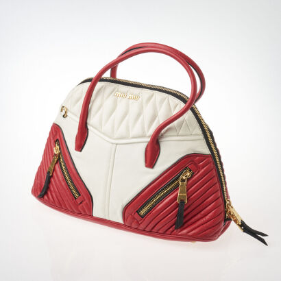 Miu Miu Nappa Biker Bag