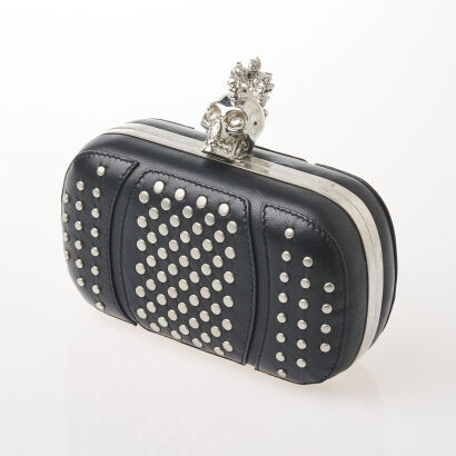 Alexander McQueen Studded Skull Clutch