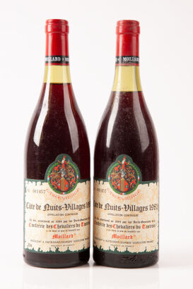 (2) 1982 Moillard Cote de Nuits Villages