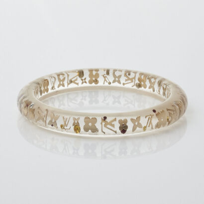Louis Vuitton Clear Monogram Inclusion Bangle
