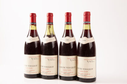 (4) 1981 Moillard Clos de Vougeot Grand Cru, Cote de Nuits