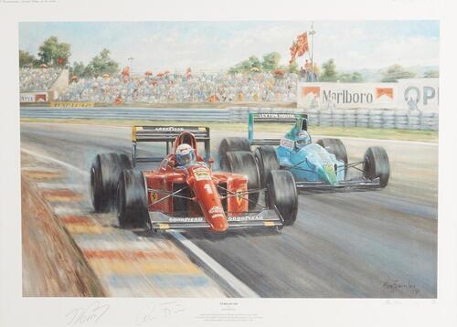 ALAN FEARNLEY Ferrari 100 Limited Edition Print