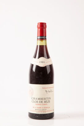 (1) 1981 Moillard Chambertin Grand Cru Clos de Beze