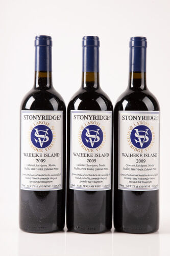 (3) 2009 Stonyridge Larose, Waiheke
