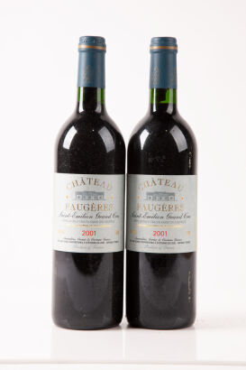 (2) 2001 Chateau Faugeres, St Emilion