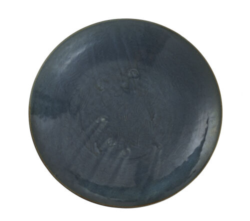 A Blue Glazed Swatow Ware Plate