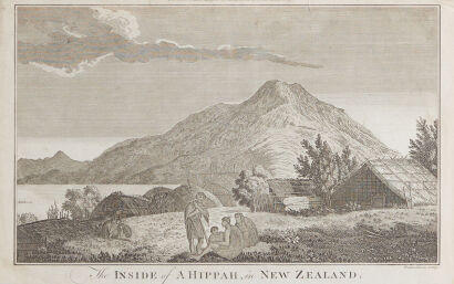 The Inside of a Hippah, in New Zealand by John Webber