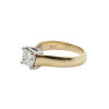 A 1.02ct Princess cut Diamond Solitaire ring in 18ct Yellow & White Gold - 2