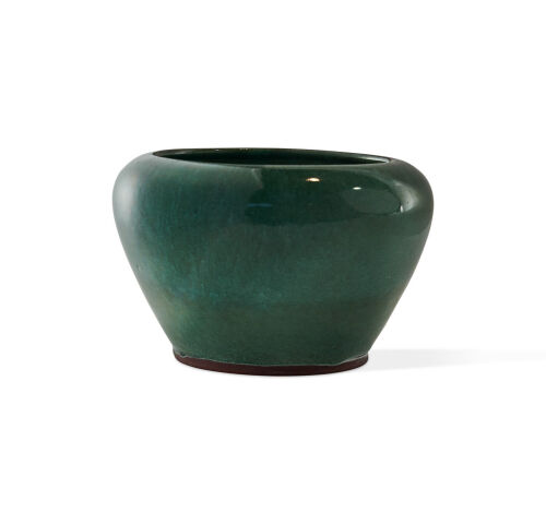 A Chinese Yixing Green Glazed Water Vat