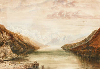 JOHN GULLY Lake Tennyson, Near Nelson, South Island