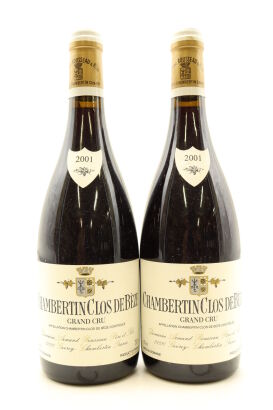 (2) 2001 Domaine Armand Rousseau Pere et Fils Chambertin Clos-de-Beze Grand Cru, Cote de Nuits [JR18.5] [RP96]