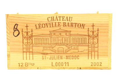 (12) 2002 Chateau Leoville Barton, Saint-Julien (OWC) [JR17]