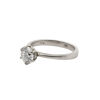 Platinum, 1.04ct Diamond Solitaire ring - 2