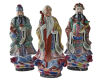 Three Early-20th Century Chinese Famille Rose Statues