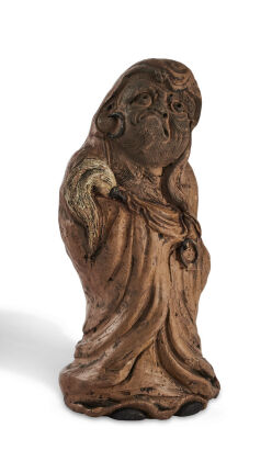 A 19th Century Statue of Bodhidharma