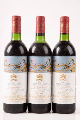 (3) 1981 Chateau Mouton Rothschild, Pauillac