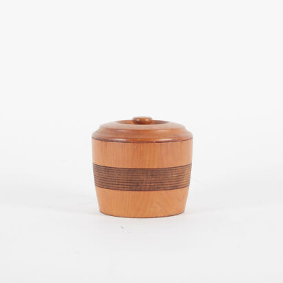 A Retro Kauri Lidded Bowl