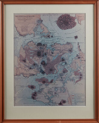 A Vintage Auckland Istmus Map