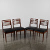A Set Of Four Reupholstered Mid-Century Dining Chairs - 2