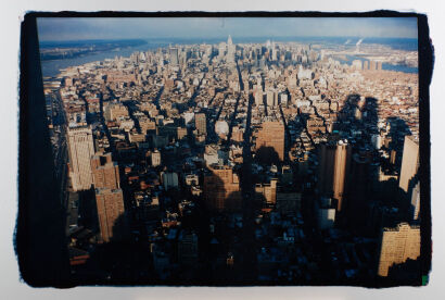 A Large Print Of New York Mounted On Board