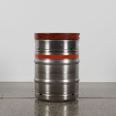 A Beer Keg Stool