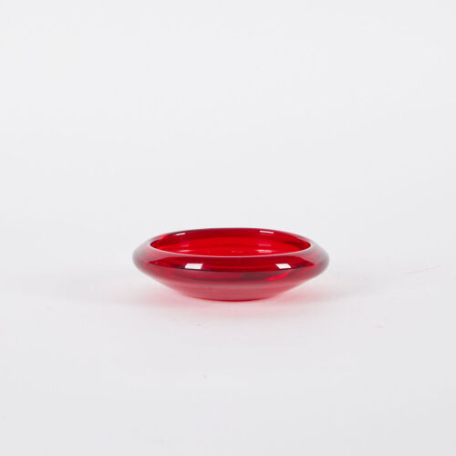 A Sculptural Art Glass Formed Bowl