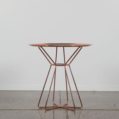 A Rose Gold Side Table