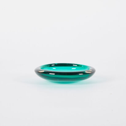 A Sculptural Art Glass Formed Bowl