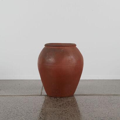 A Red Clay Outdoor Pot