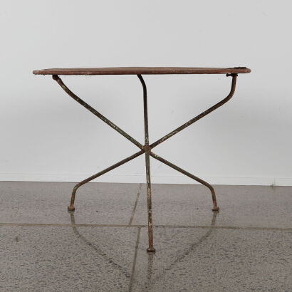 A Folding Garden Table