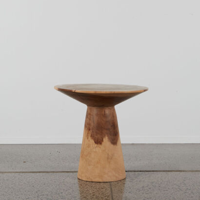 A Hand-Crafted Wooden Side Table