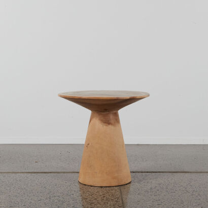 A Hand-Crafted Wooden Side Table