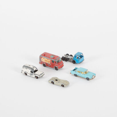 A Set Of Five Toy Cars