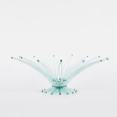 A Starburst Perspex Decorative Bowl
