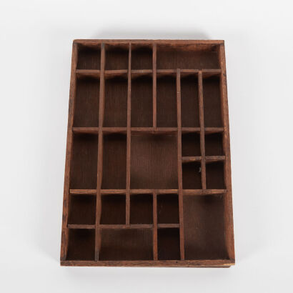 A Vintage Printers Tray