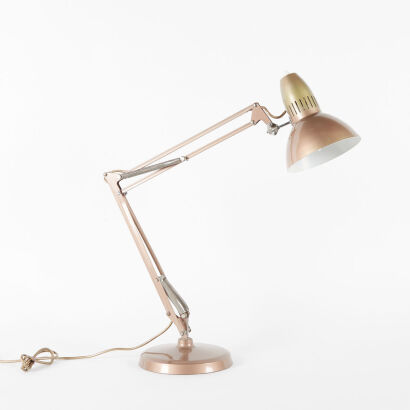 A Gold Anglepoise Lamp