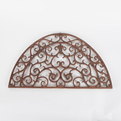 A Cast Iron Door Grate
