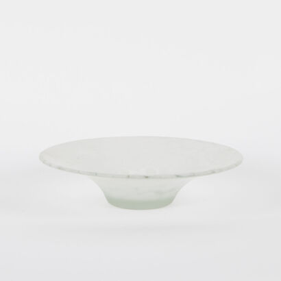 A Dappled Art Glass Bowl