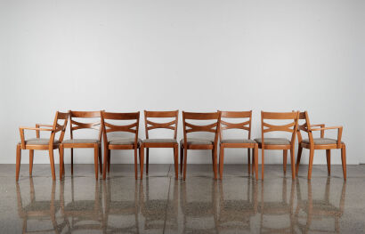 A Suit Of Mid-Century Modern Heywood Wakefield Dining Chairs