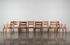 A Suit Of Mid-Century Modern Heywood Wakefield Dining Chairs