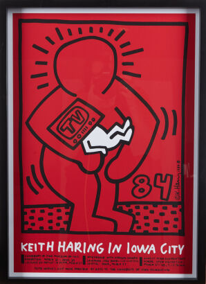 A Keith Haring In Iowa City Print
